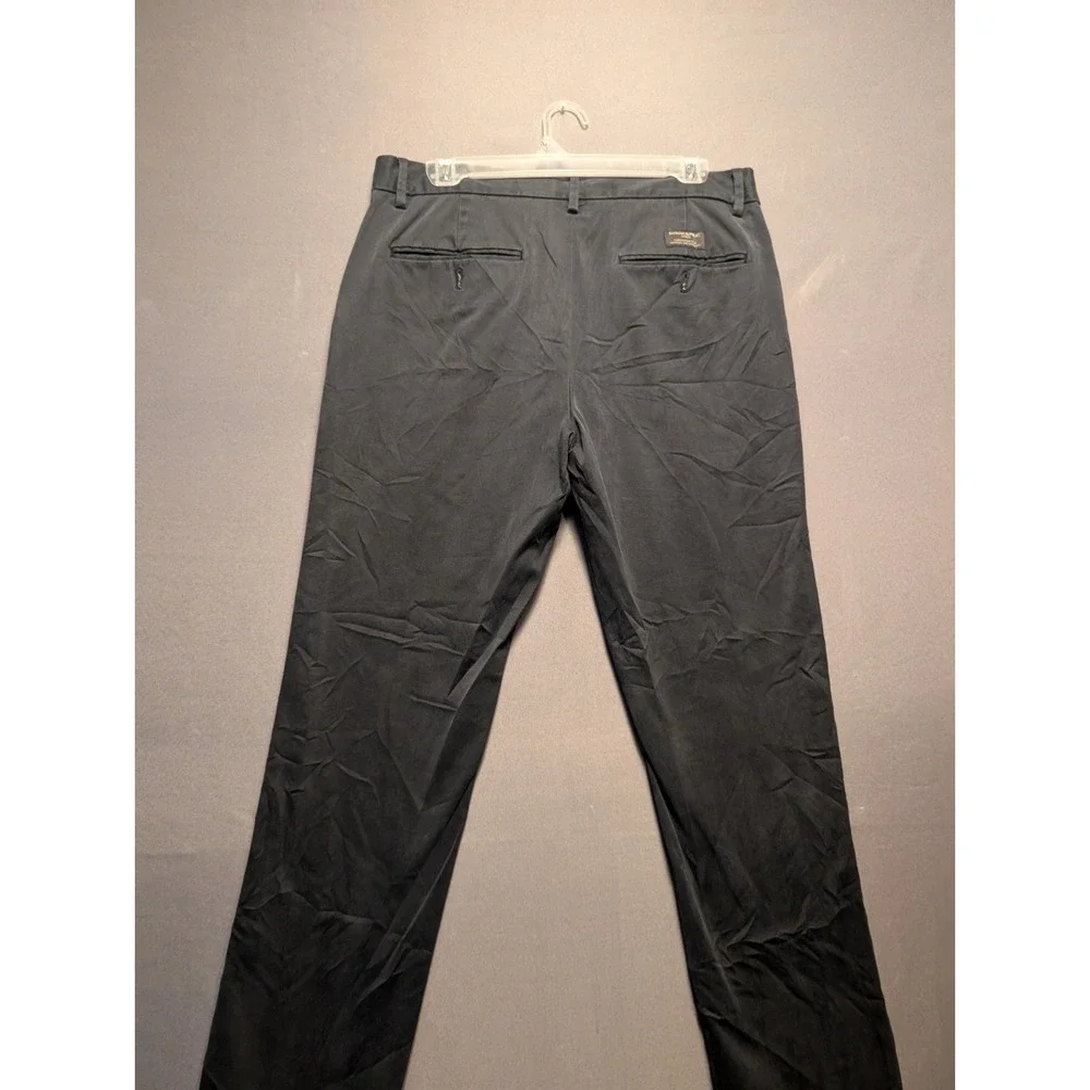 Banana Republic Aiden Chino Pants Mens 32x32 Black Tailoring Performance Casual